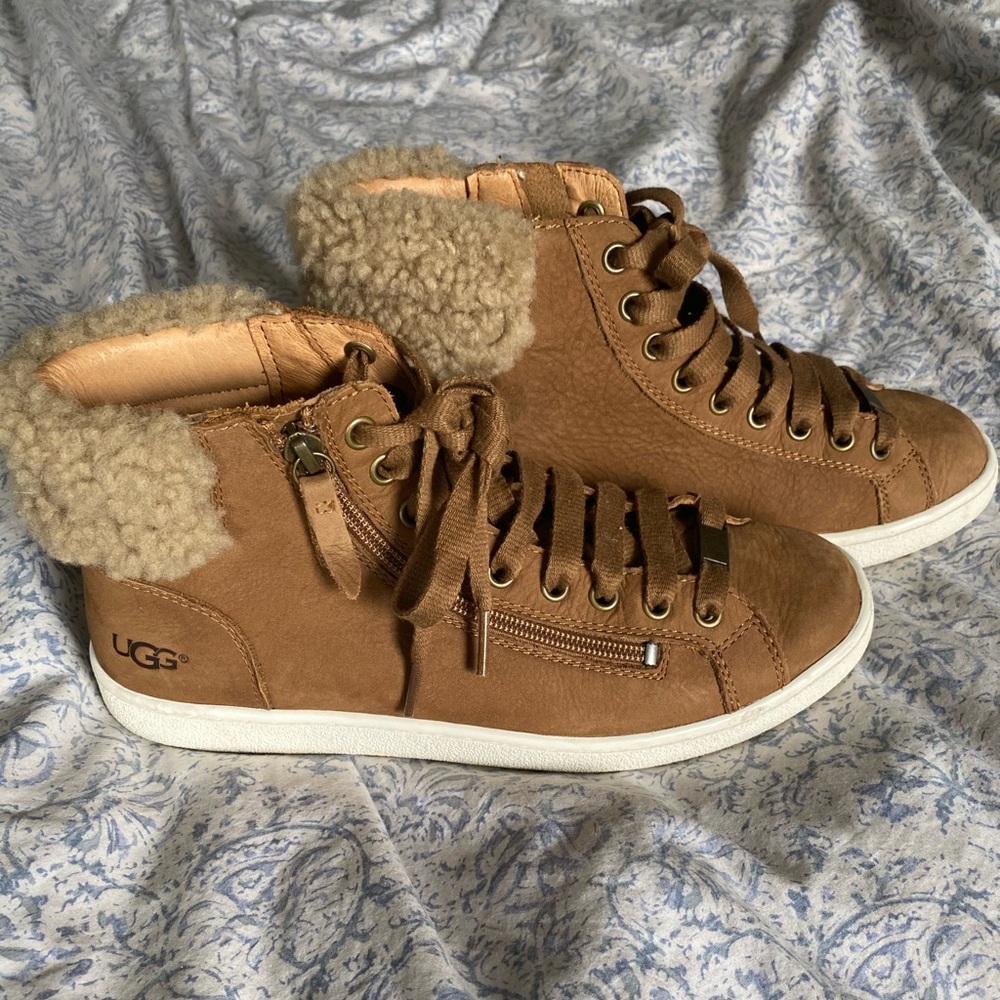 UGG Leather Sneakers